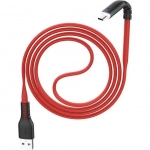 Hoco Regular USB 2.0 to micro USB Cable Κόκκινο 1m (X44 Soft)