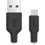 Hoco Braided USB 2.0 to micro USB Cable Λευκό 1m (X21)