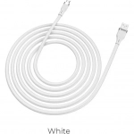 Hoco Regular USB 2.0 to micro USB Cable Λευκό 1.2m (U72)