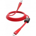 Hoco Braided USB 2.0 to micro USB Cable Κόκκινο 1.2m (S4)
