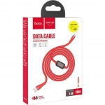 Hoco Braided USB 2.0 to micro USB Cable Κόκκινο 1.2m (S4)