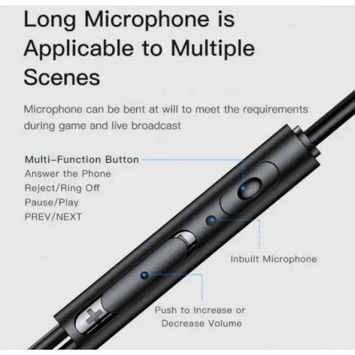 Awei ES-180i In-ear Handsfree με Βύσμα 3.5mm Μαύρο