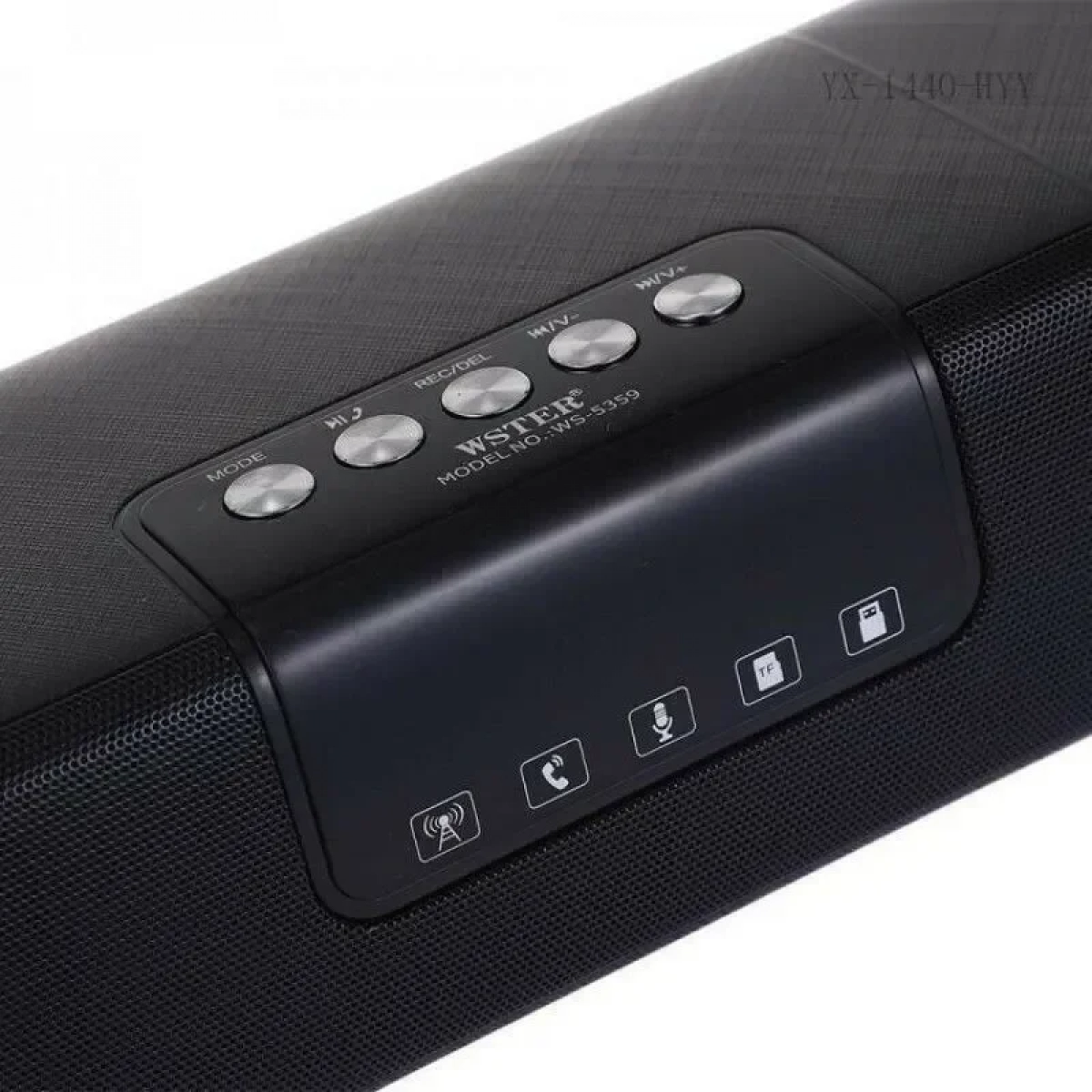 WSTER WS-637BT Ηχείο Bluetooth 6W με Ραδιόφωνο Black