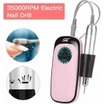 Sml M7 Τροχός Νυχιών Μπαταρίας 35000rpm σε Ροζ Χρώμα 25W