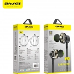 Awei Z2 In-ear Handsfree με Βύσμα 3.5mm Μαύρο