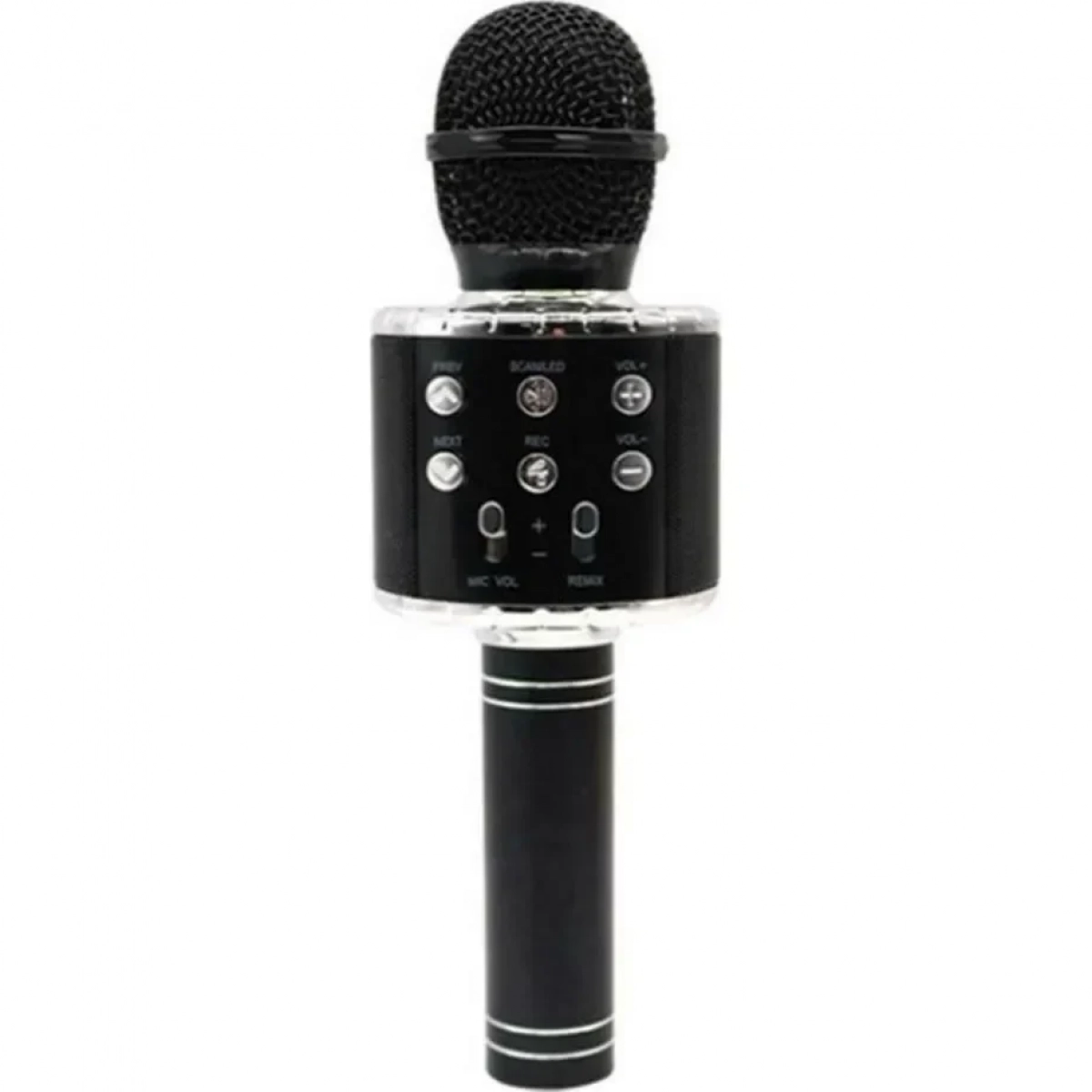 WSTER Ασύρματο Μικρόφωνο Karaoke WS-858L σε Μαύρο Χρώμα