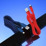 Hoco Braided USB 2.0 to micro USB Cable Κόκκινο 1m (Victory X59)