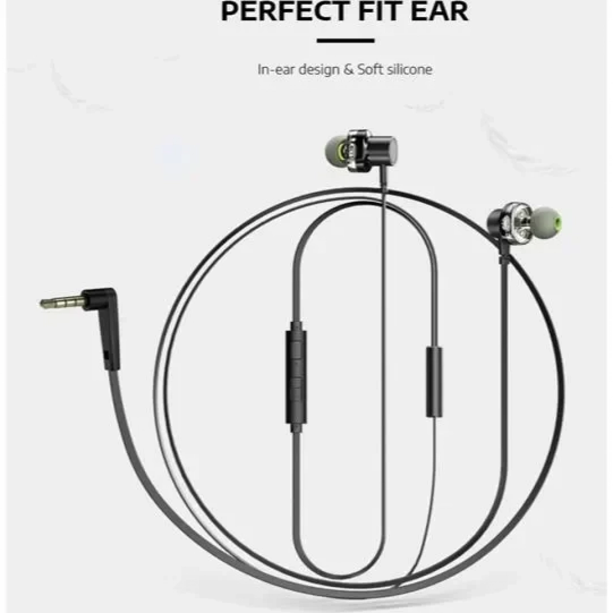 Awei ZI In-ear Handsfree με Βύσμα 3.5mm Μαύρο
