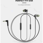 Awei ZI In-ear Handsfree με Βύσμα 3.5mm Μαύρο