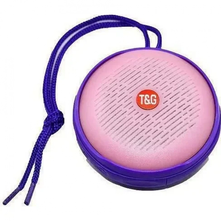 T&G TG-607 Ηχείο Bluetooth 5W με Ραδιόφωνο Purple