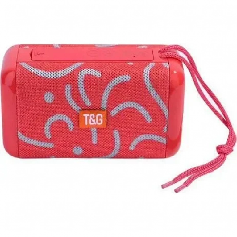 T&G TG-163 Ηχείο Bluetooth 5W PInk/Grey