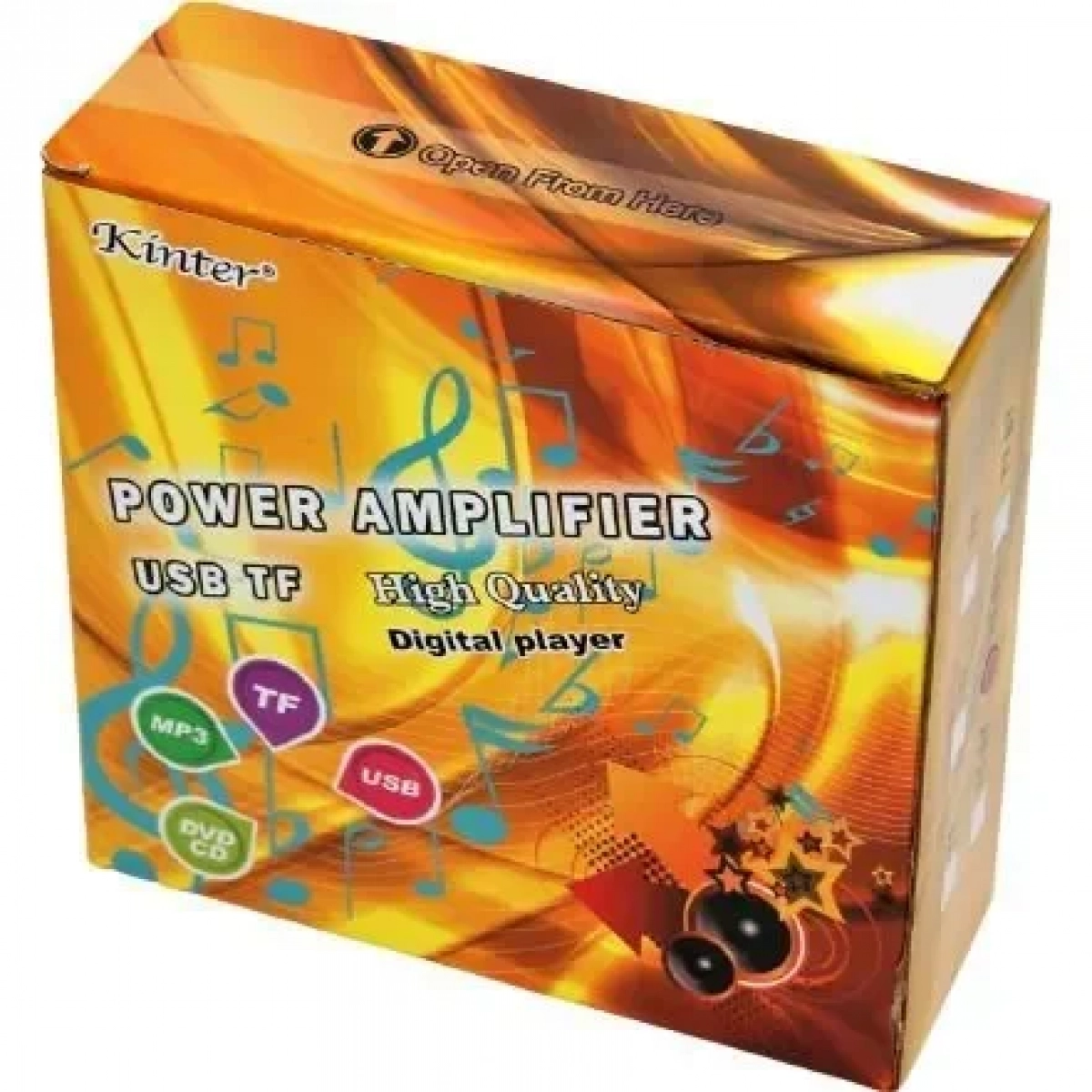 Ενισχυτής με λειτουργία Karaoke Kinter AU-SP-2350 σε Μαύρο Χρώμα