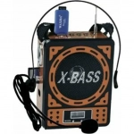 Waxiba XB-9916D Φορητό Ραδιόφωνο Ρεύματος / Μπαταρίας με USB Καφέ