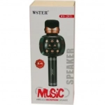 WSTER Ασύρματο Μικρόφωνο Karaoke 2199 σε Μαύρο Χρώμα