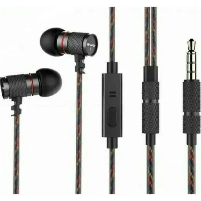 Awei ES-660i In-ear Handsfree με Βύσμα 3.5mm Μαύρο