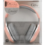 Gjby GJ-28 Ενσύρματα Over Ear Ακουστικά Ροζ