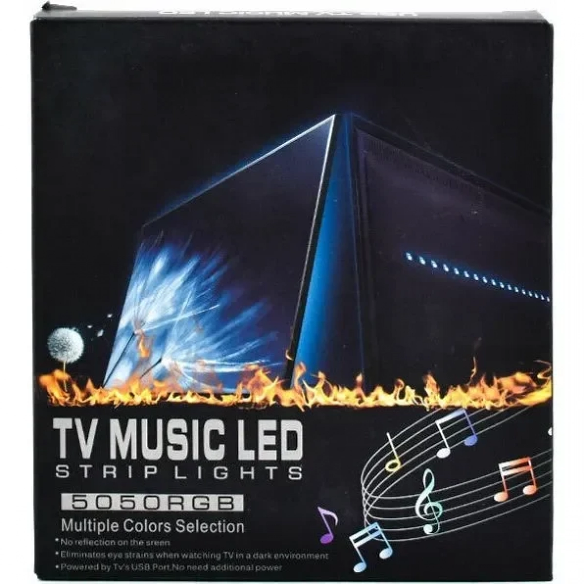 Ταινία LED RGB 50cm 5050SMD για TV με Συγχρονισμό Ήχου, App Χρήσης & Τηλεχειριστήριο OEM SSG-404