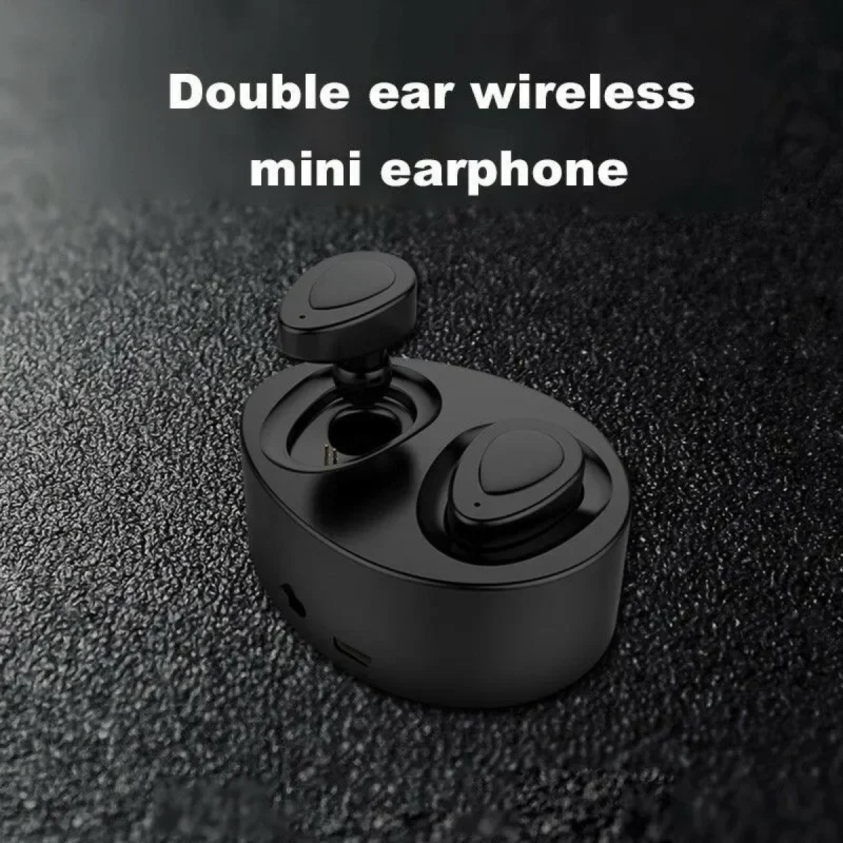 Awei Twins K2 In-ear Bluetooth Handsfree Μαύρο