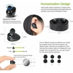 Awei Twins K2 In-ear Bluetooth Handsfree Μαύρο