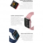 HW12 40mm Smartwatch Μπλε