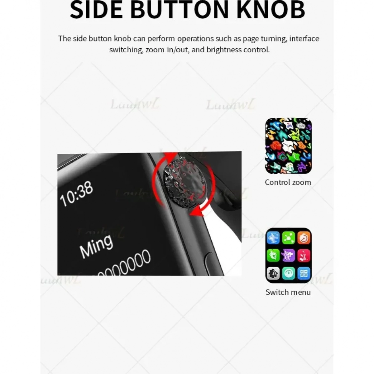 HW12 40mm Smartwatch Μπλε
