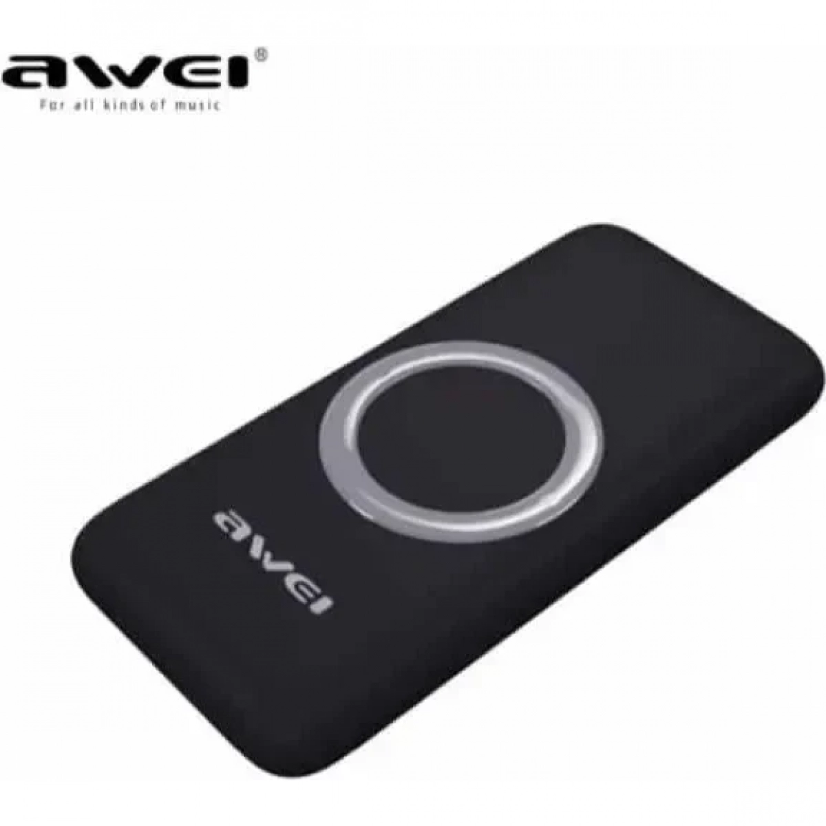 Awei Power Bank P58K 12000mAh Μαύρο