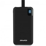 Awei P67K 10000mAh Μαύρο