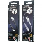 Remax Braided USB to Lightning Cable Μαύρο 1m (RC-124i)