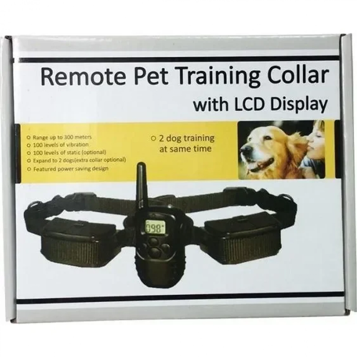 PetTrainer 300 μέτρων 998D Ηλεκτρικό Κολάρο Εκπαίδευσης Σκύλου Κατά του Γαβγίσματος