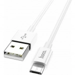 Hoco X64 Regular USB 2.0 to micro USB Cable Λευκό 1m (40τμχ)