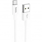 Hoco X64 Regular USB 2.0 to micro USB Cable Λευκό 1m (40τμχ)