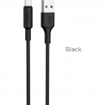 Hoco Regular USB 2.0 to micro USB Cable Μαύρο 1m (X25 Soarer)