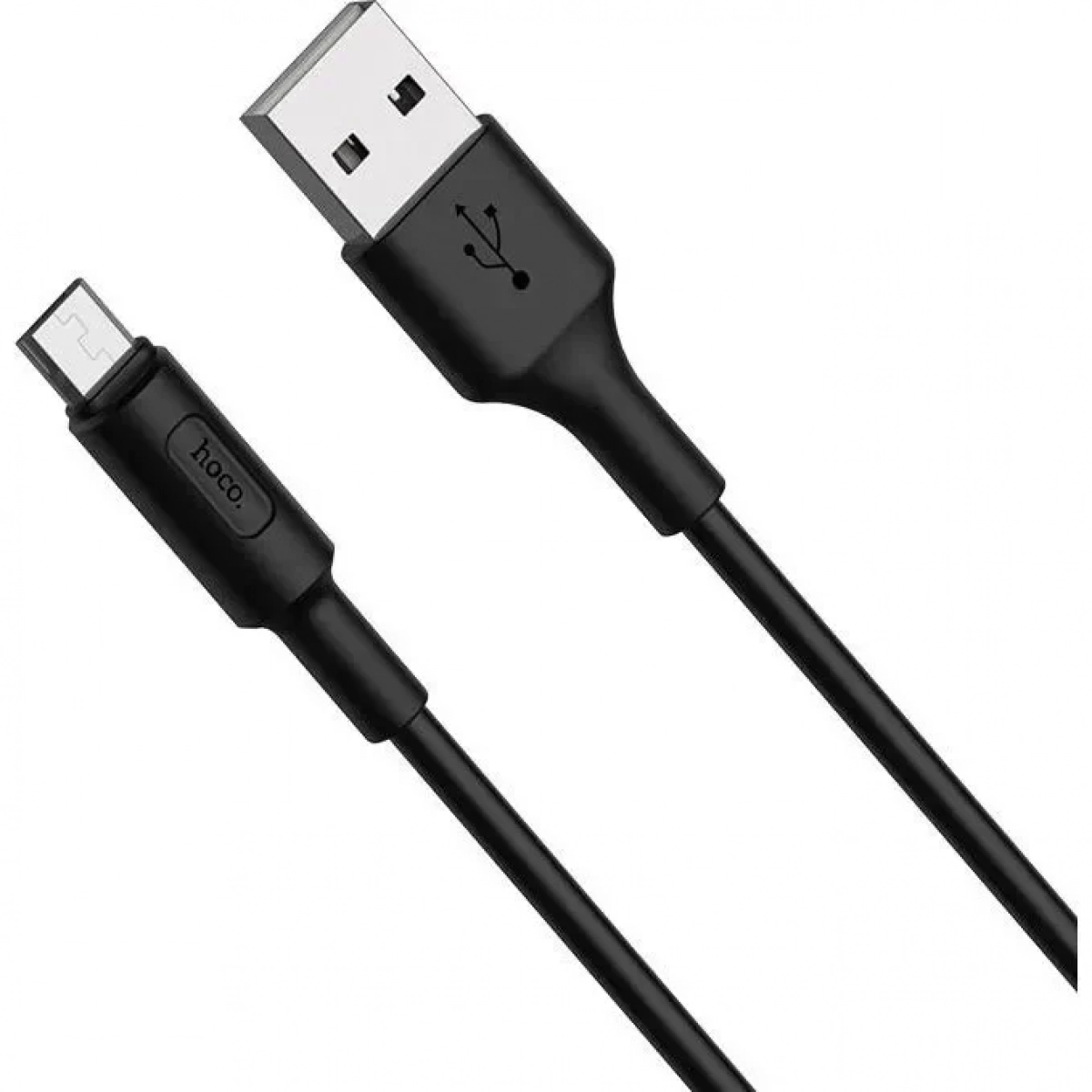 Hoco Regular USB 2.0 to micro USB Cable Μαύρο 1m (X25 Soarer)