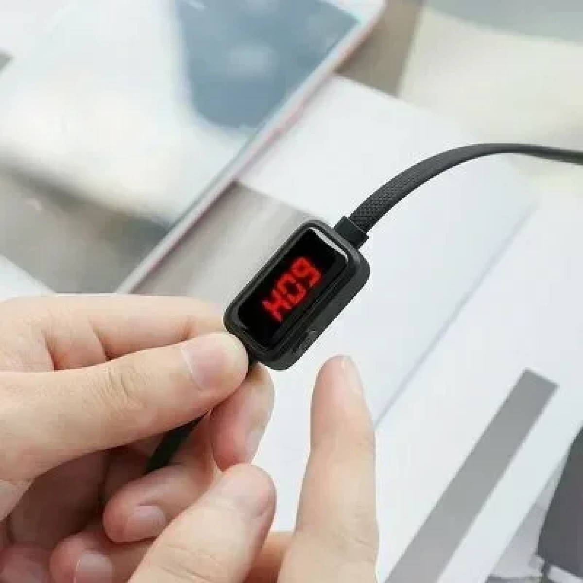 Hoco Flat USB 2.0 to micro USB Cable Μαύρο 1.2m (S4)