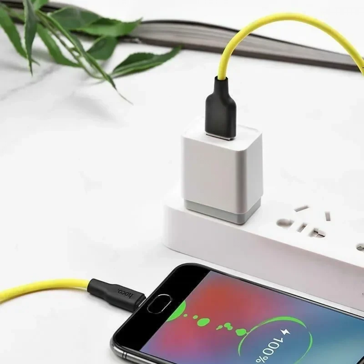Hoco X21 Plus USB 2.0 to micro USB Cable Black&Yellow 1.0m (711892)