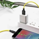 Hoco X21 Plus USB 2.0 to micro USB Cable Black&Yellow 1.0m (711892)