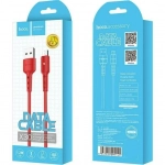 Hoco Regular USB 2.0 to micro USB Cable Κόκκινο 1.2m (X30 Star)