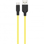 Hoco X21 Plus USB 2.0 to micro USB Cable Black&Yellow 1.0m (711892)