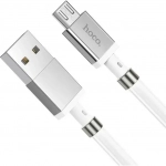 Hoco U91 Magnetic USB 2.0 to micro USB Cable Λευκό 1m (HC-U91M)