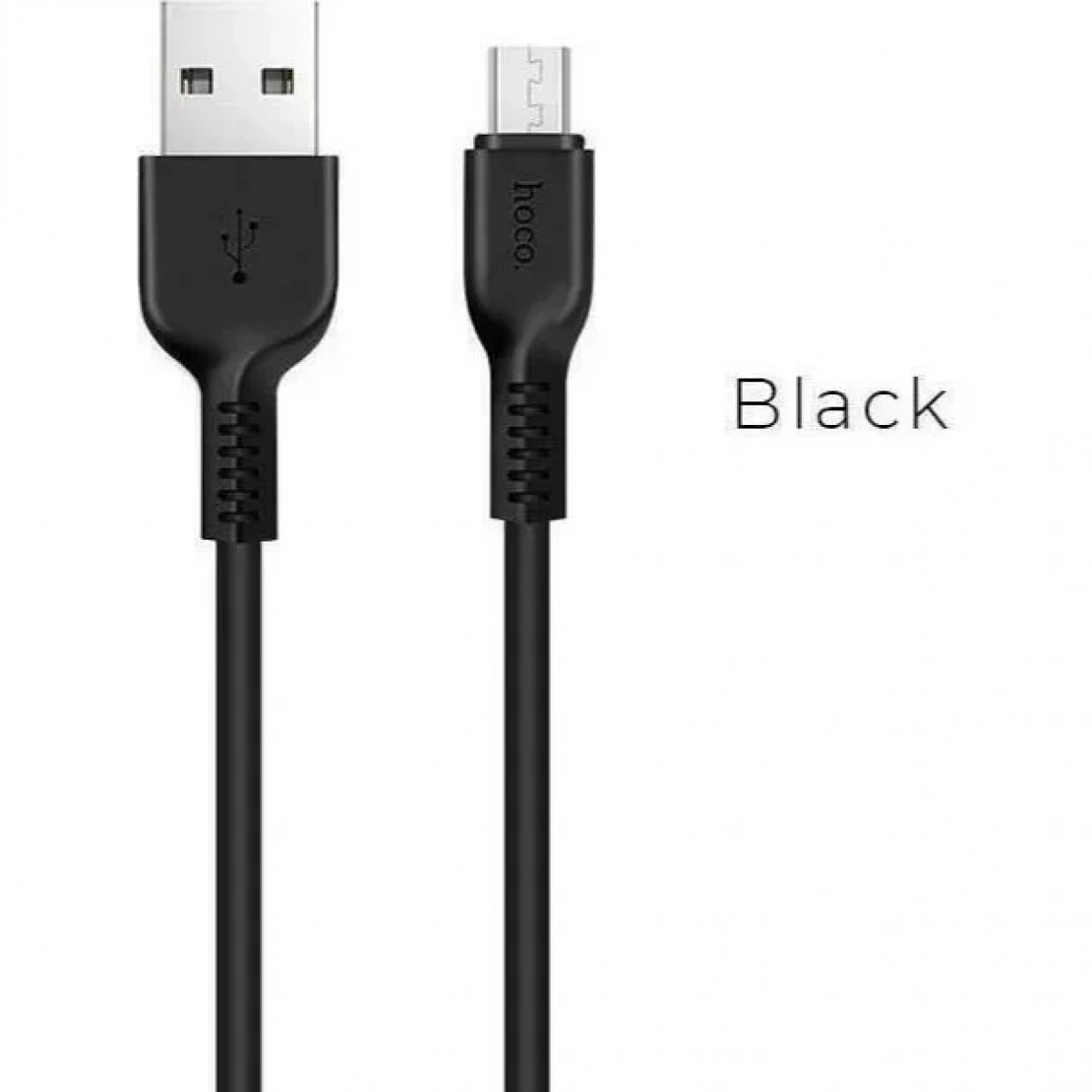 Hoco Regular USB 2.0 to micro USB Cable Μαύρο 1m (X13 Easy charged)