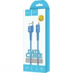 Hoco Regular USB 2.0 to micro USB Cable Μπλε 1.2m (X30 Star)