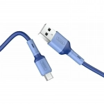 Hoco X65 Prime Regular USB 2.0 to micro USB Cable Μπλε 1m