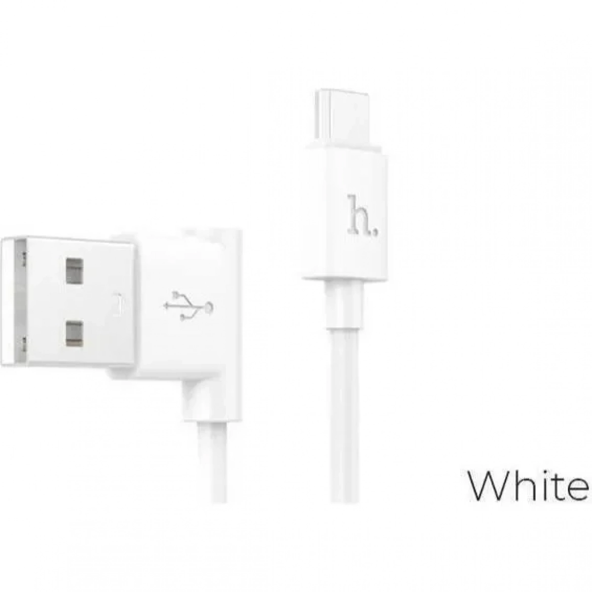 Hoco Regular USB 2.0 to micro USB Cable Λευκό 1.2m