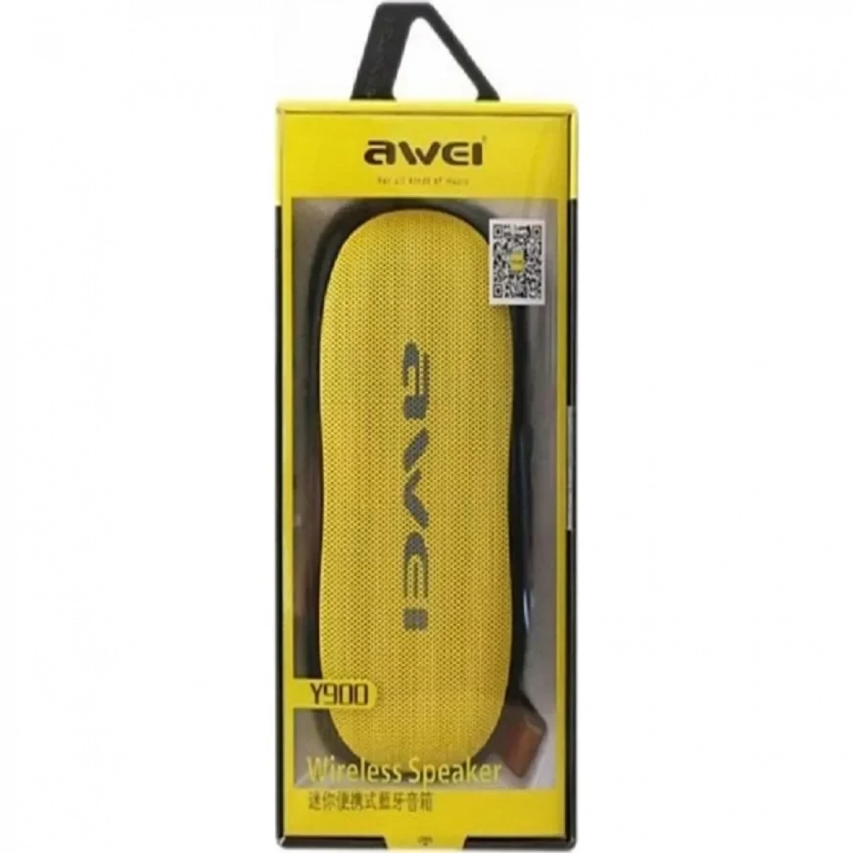 Awei Y200 Ηχείο Bluetooth 9W με 8 ώρες Λειτουργίας Black/Yellow