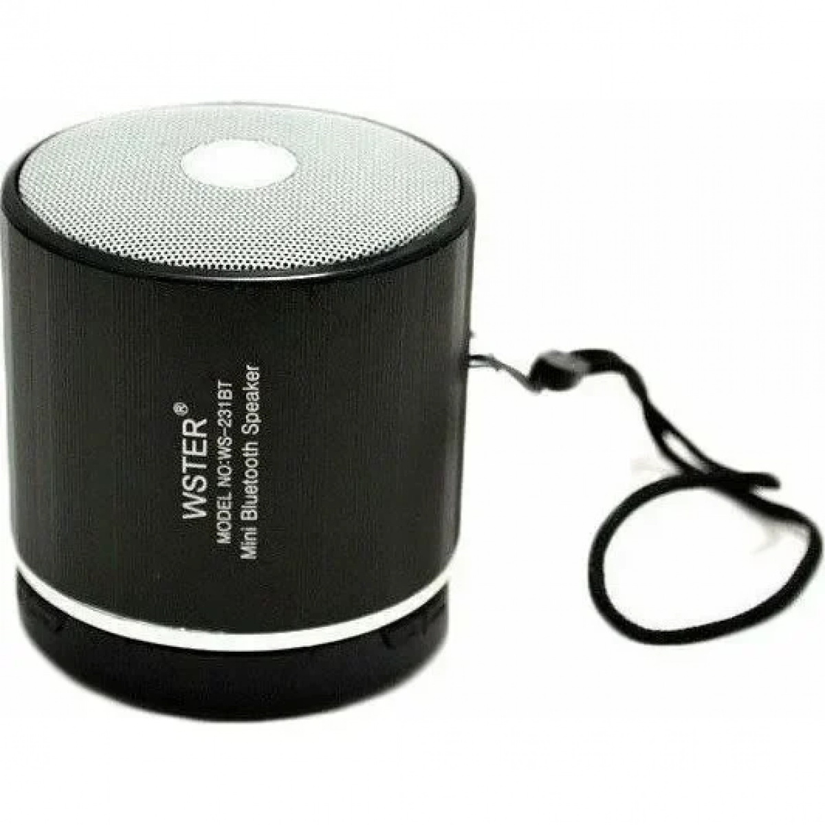 WSTER WS-231 Ηχείο Bluetooth 5W με Ραδιόφωνο και 5 ώρες Λειτουργίας Black