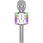 WSTER Ασύρματο Μικρόφωνο Karaoke WS-858L σε Ασημί Χρώμα