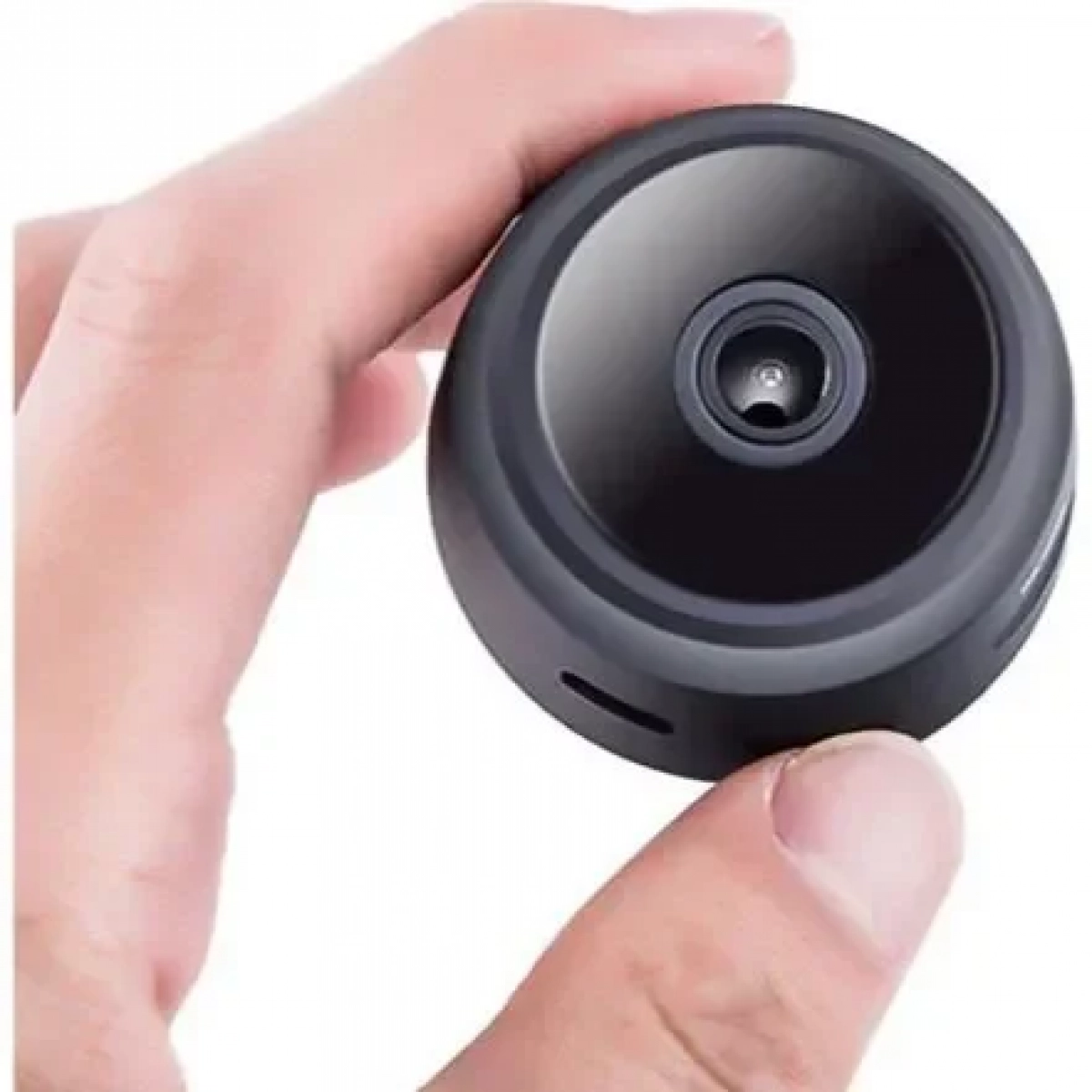 Κρυφή Κάμερα Παρακολούθησης Mini Ασύρματη IP WiFi 720p HD με Μπαταρία ARA-BWNUS-170012 Μαύρο
