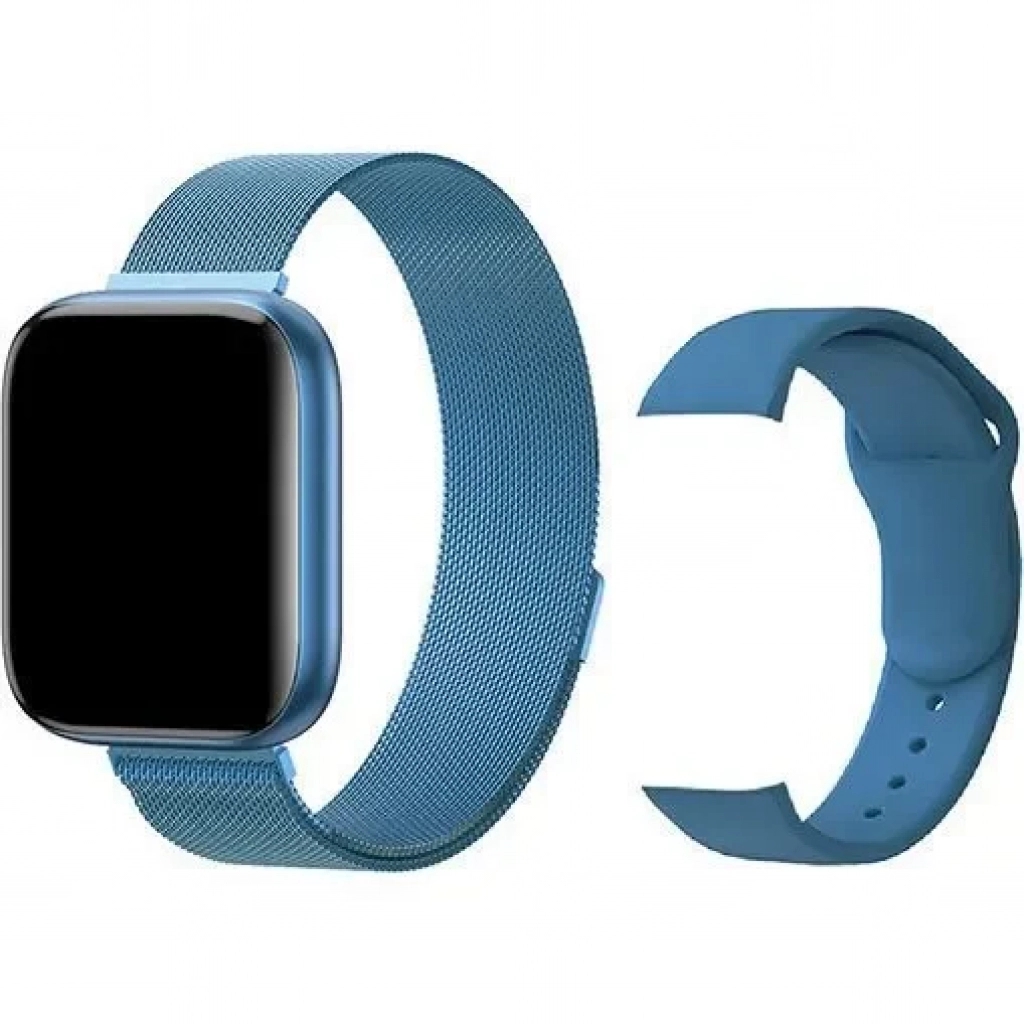 T99 Smartwatch με Παλμογράφο (Μπλε)