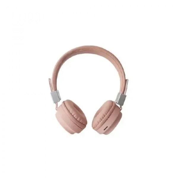 Gjby CA-021 Ασύρματα Bluetooth Over Ear Ακουστικά Ροζ