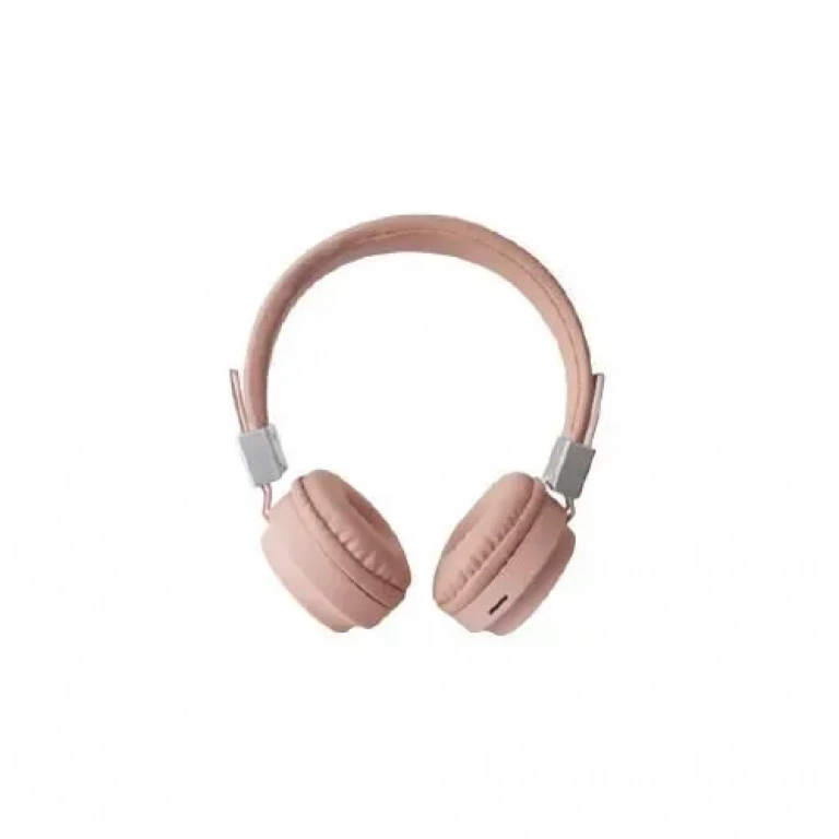 Gjby CA-021 Ασύρματα Bluetooth Over Ear Ακουστικά Ροζ